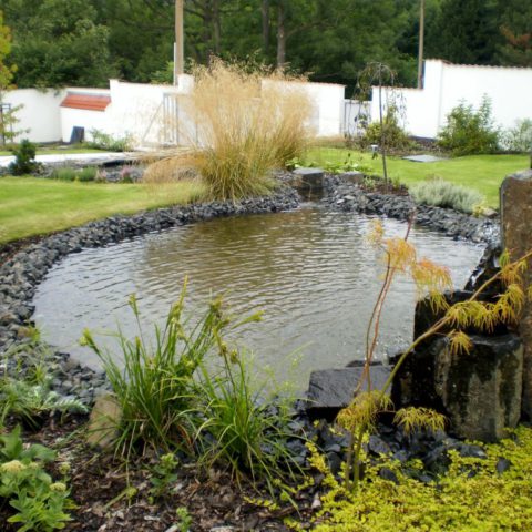 Teplice - zahrada s vodními prvky